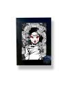 art ceramic geisha versant des larmes de sang par Julien Soone